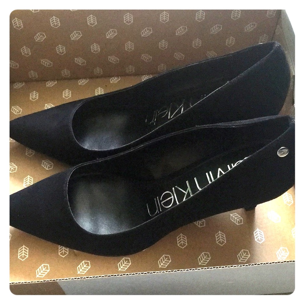 Black Calvin Klein high heels